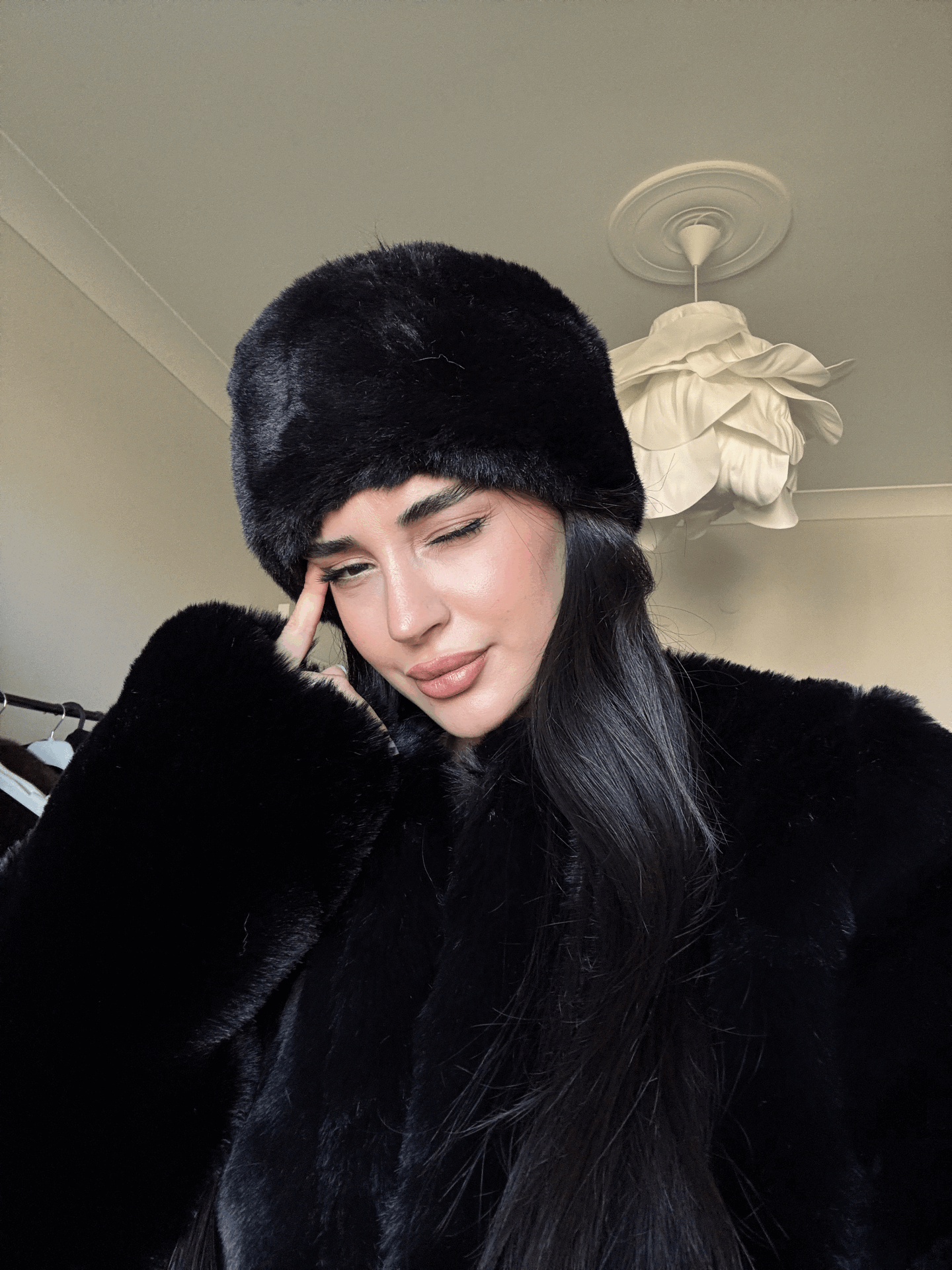 Kısa kalpak bucket şapka Siyah - STD