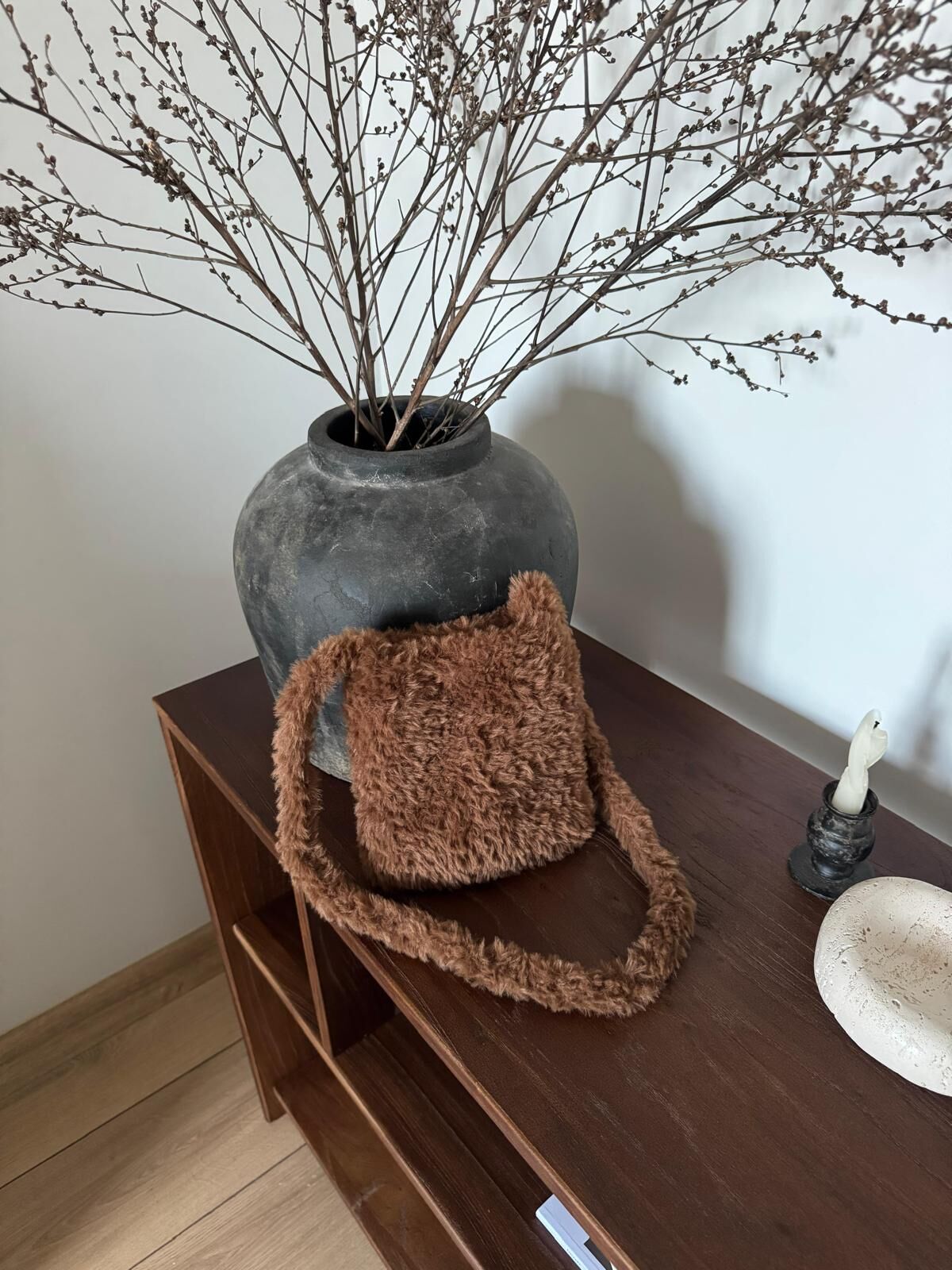 Cozy Mini Bag Kahverengi