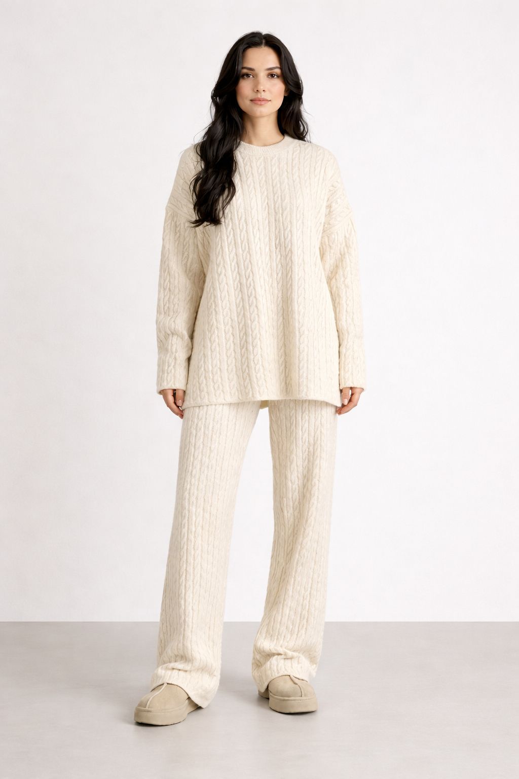 Saç örgü kemerli ikili takım taş - STD